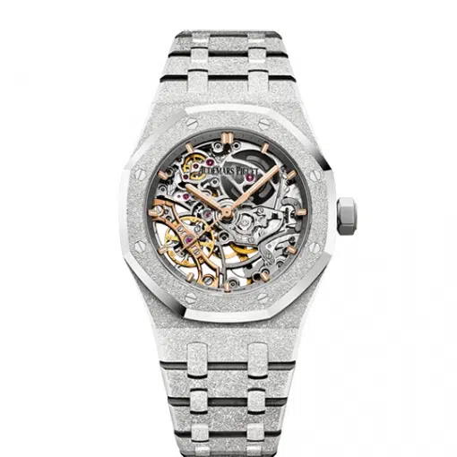 Best replica Audemars Piguet 15466BC.GG.1259BC.01 Royal Oak Double Balance Wheel Openworked watch