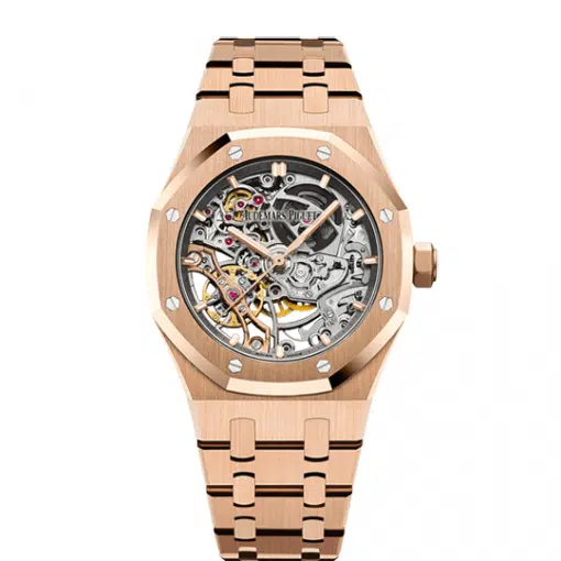 Best replica Audemars Piguet 15467OR.OO.1256OR.01 Royal Oak Double Balance Wheel Openworked watch