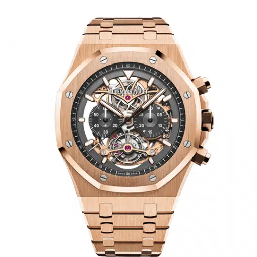 Best replica Audemars Piguet 26347OR.OO.1205OR.01 Royal Oak Tourbillon Chronograph Openworked