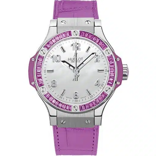 Best replica Hublot 361.sv.6010.lr.1905 Big Bang Quartz 38mm Ladies Watch Purple