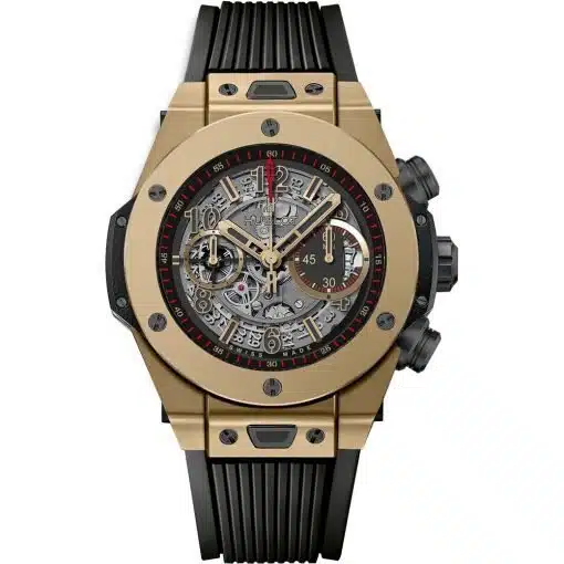 Best replica Hublot 411.mx.1138.rx Big Bang UNICO 45mm Mens Watch Full Magic Gold