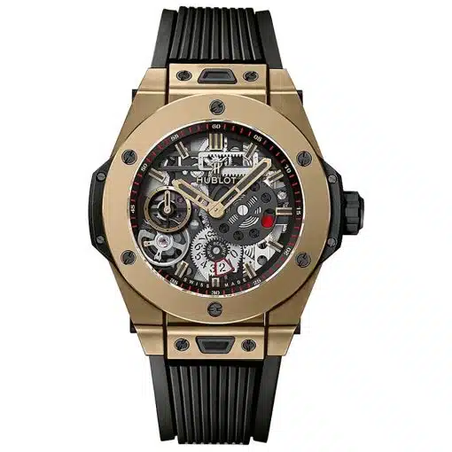 Best replica Hublot 414.mx.1138.rx Big Bang Meca-10 45mm Mens Watch Full Magic Gold