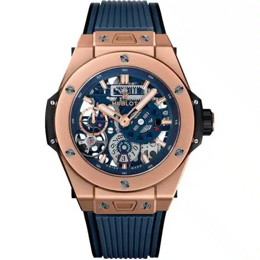 Best replica Hublot 414.OI.5123.RX Big Bang Meca-10 45mm Mens Watch King Gold Blue