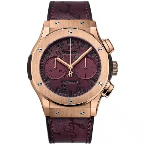 Best replica Hublot watch Classic Fusion Chronograph 45mm Mens Watch 521.ox.050v.vr.ber18 BERLUTI SCRITTO BORDEAUX