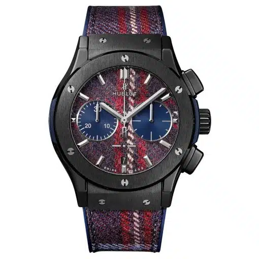 Best replica Hublot watch 521.CM.2703.NR.ITI17 Classic Fusion Chronograph 45mm Mens Watch Tartan Ceramic