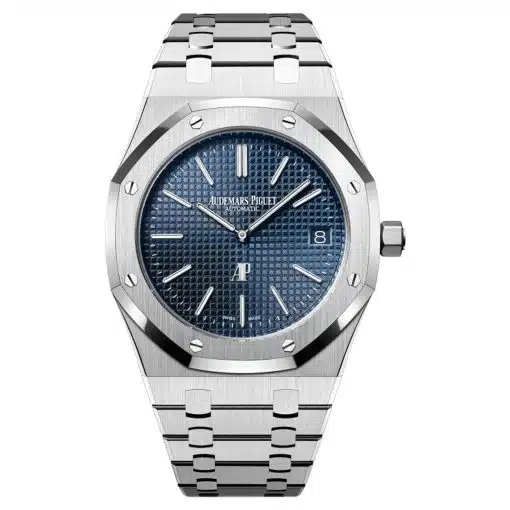 Best replica Audemars Piguet 15202ST.OO.1240ST.01 Royal Oak 39mm Blue Dial Extra-thin Stainless Steel Watch watch