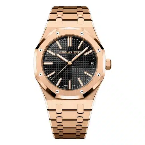 Best replica Audemars Piguet 15510OR.OO.1320OR.02 Royal Oak Black Dial watch