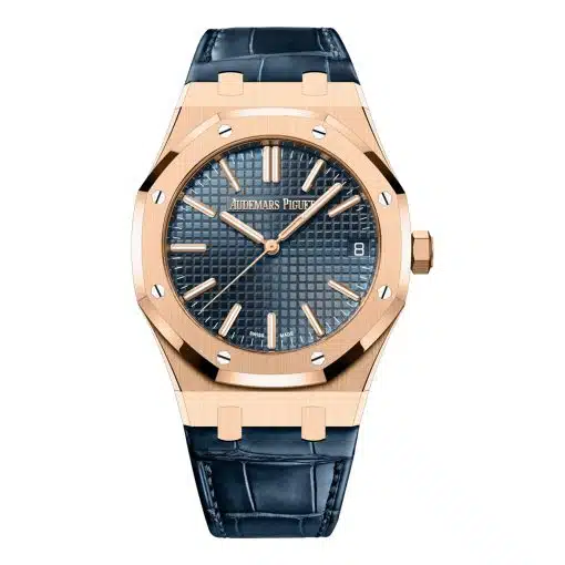 Best replica Audemars Piguet 15510OR.OO.D315CR.01 Royal Oak Blue Dial Watch watch