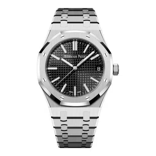 Best replica Audemars Piguet 15510ST.OO.1320ST.02 Royal Oak Black Dial Watch watch