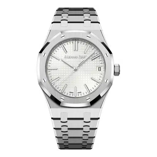 Best replica Audemars Piguet 15510ST.OO.1320ST.03 Royal Oak White Dial Watch watch