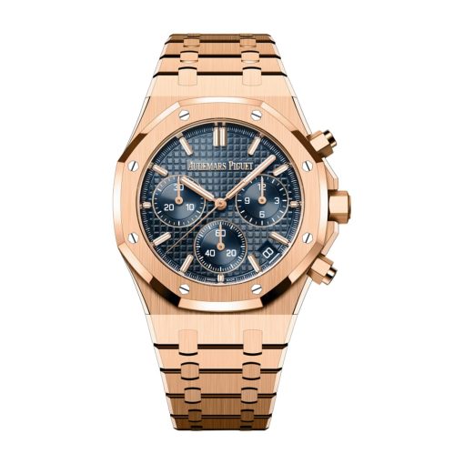 Best replica Audemars Piguet 26240OR.OO.1320OR.01 Rose Gold Blue Dial watch