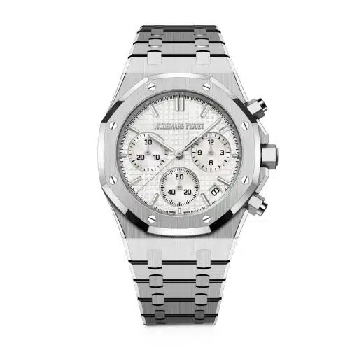 Best replica Audemars Piguet 26240ST.OO.1320ST.03 White Chronograph 50th Anniversary 41mm watch