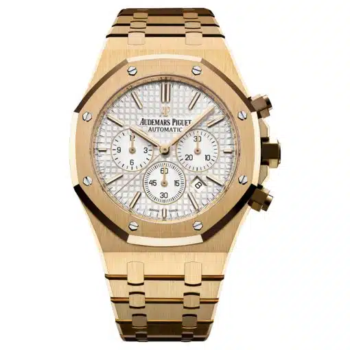 Best replica Audemars Piguet 26320BA.OO.1220BA.01 Royal Oak Chronograph 41mm White Dial watch