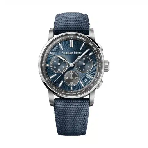 Best replica Audemars Piguet 26393ST.OO.A348KB.01 Code 11.59 Blue Dial Blue Rubber Strap Watch