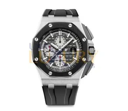 ap super clone Audemars Piguet 26400IO.OO.A004CA.01 Royal Oak Offshore Chronograph Slate Index Titanium Rubber 44mm