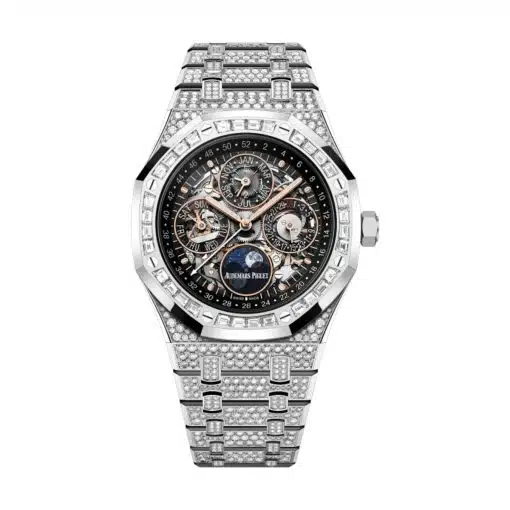 Best replica Audemars Piguet 26625BC.ZZ.1223BC.02 Royal Oak Sapphire Dial White Gold Bracelet Watch watch