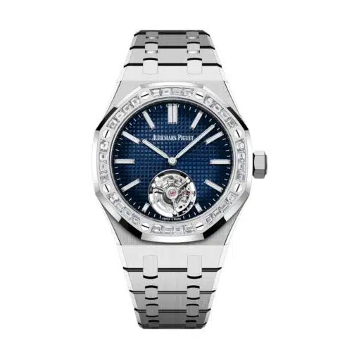 Best replica Audemars Piguet 26660BC.ZZ.1356BC.01 Royal Oak Blue Dial White Gold Bracelet watch