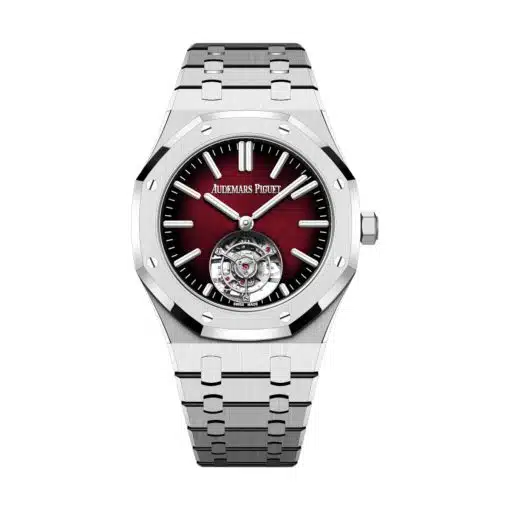 Best replica Audemars Piguet 26730ST.OO.1320ST.05 Royal Oak Burgundy Dial Stainless Steel Bracelet Watch watch