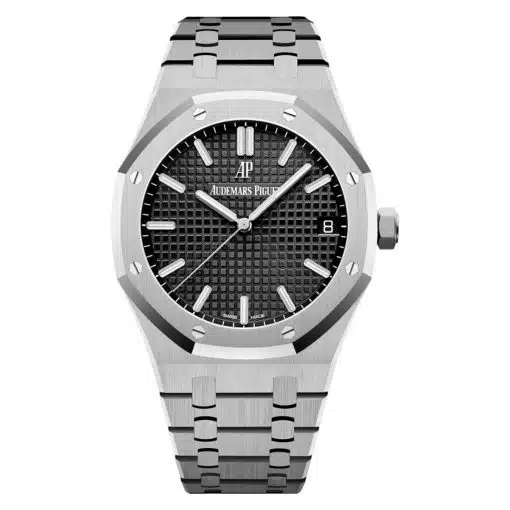 Best replica Audemars Piguet 15500ST.OO.1220ST.03 Royal Oak Black Dial 41mm Watch watch