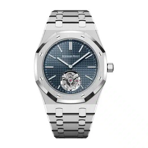 Best replica Audemars Piguet 26670ST.OO.1240ST.01 Tourbillon Blue Dial