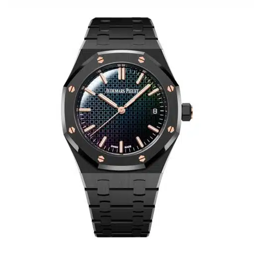 Best replica Audemars Piguet 77350CE.OO.1266CE.02 Royal Oak Black Ceramic AP watch