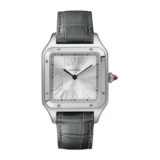 cheap Cartier WGSA0034 Santos-Dumont Silver Dial replica watch