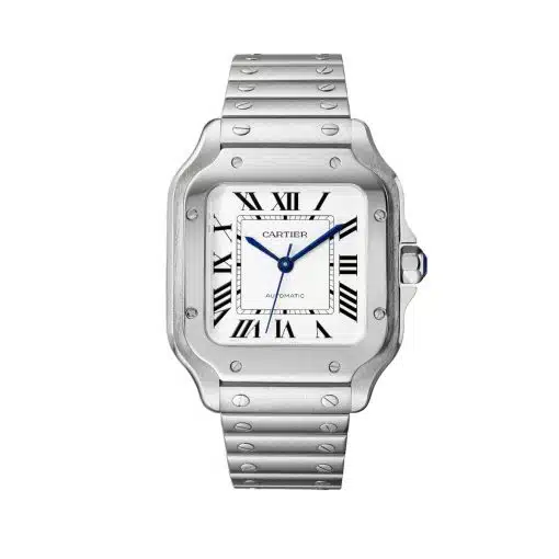 cheap Cartier WSSA0029 Santos de Cartier Opaline Dial Medium replica watch