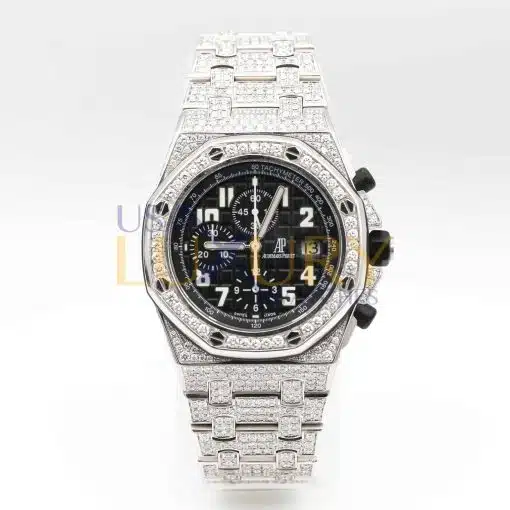 ap super clone Audemars Piguet Royal Oak Offshore 26170st Black Dial Diamond 42 mm