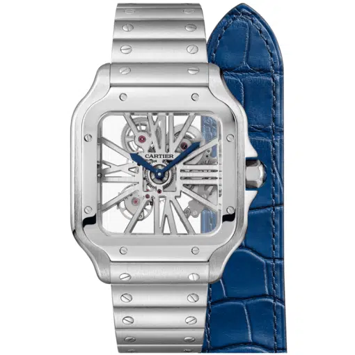 cheap Cartier Santos de Cartier Skeleton Watch WHSA0007 replica watch