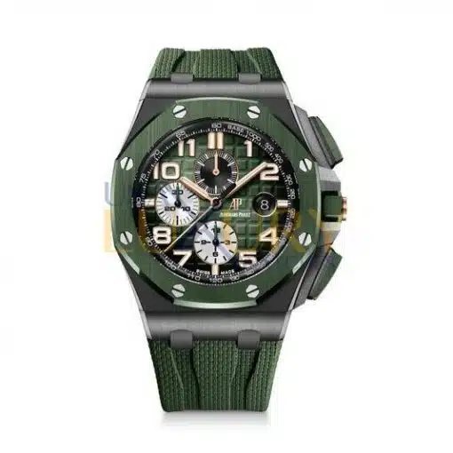 ap super clone Audemars Piguet 26405CE.OO.A056CA.01 Royal Oak Offshore Green Ceramic Novelty 44mm Watch