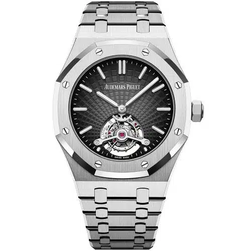 Best replica Audemars Piguet 26522BC.OO.1220BC.01 Royal Oak Tourbillon Grey Dial Watch