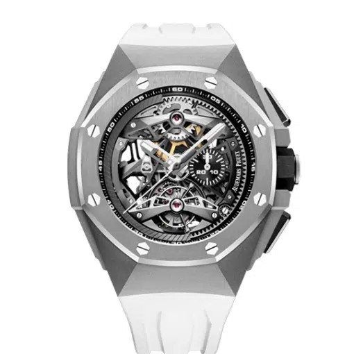 Best replica Audemars Piguet 26587TI.OO.D010CA.01 Royal Oak Concept Tourbillon Chronograph Openworked Selfwinding